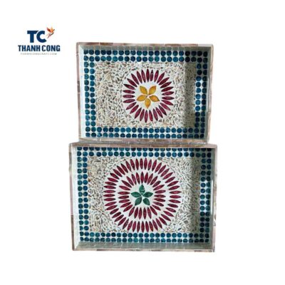 Rectangle Mosaic Serving Tray