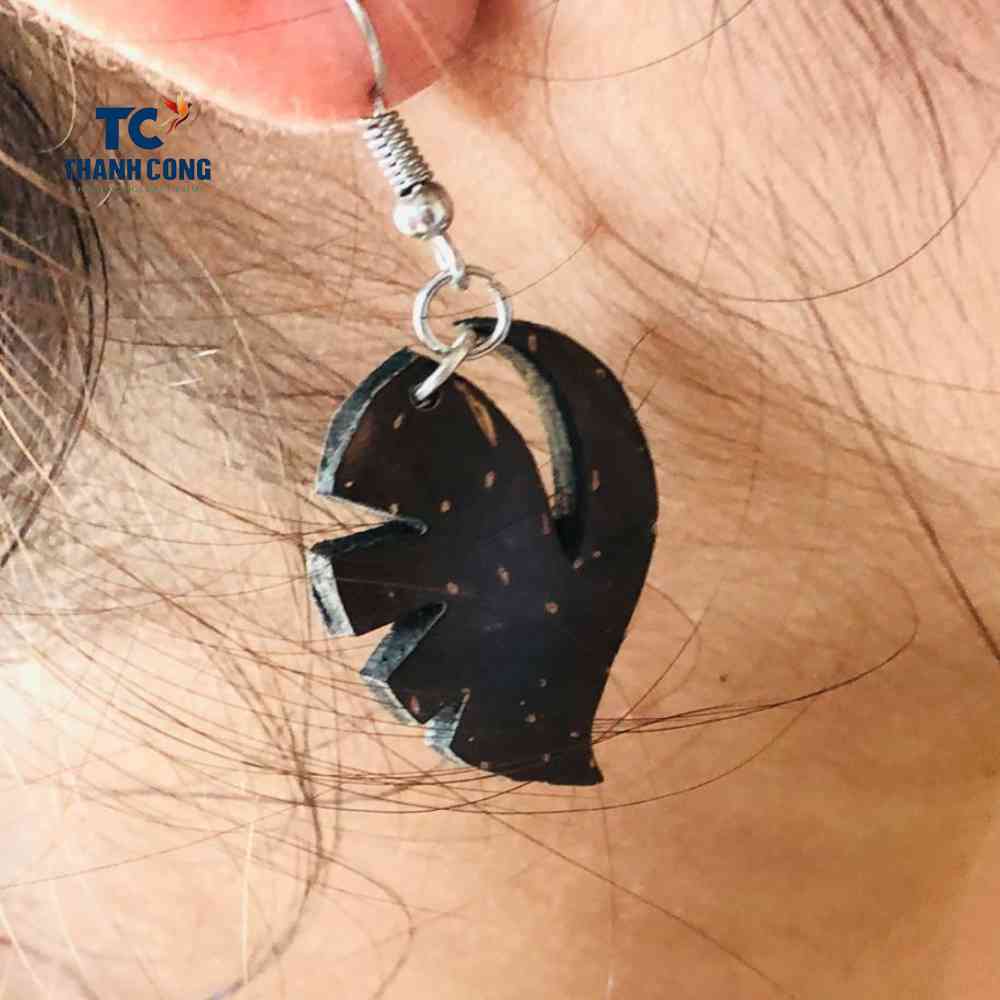 Earrings Coconut Shell Jwellery