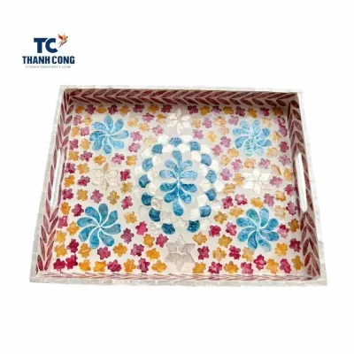 Mother of pearl serving tray