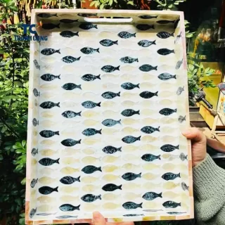 Mother of Pearl Tray Rectangle