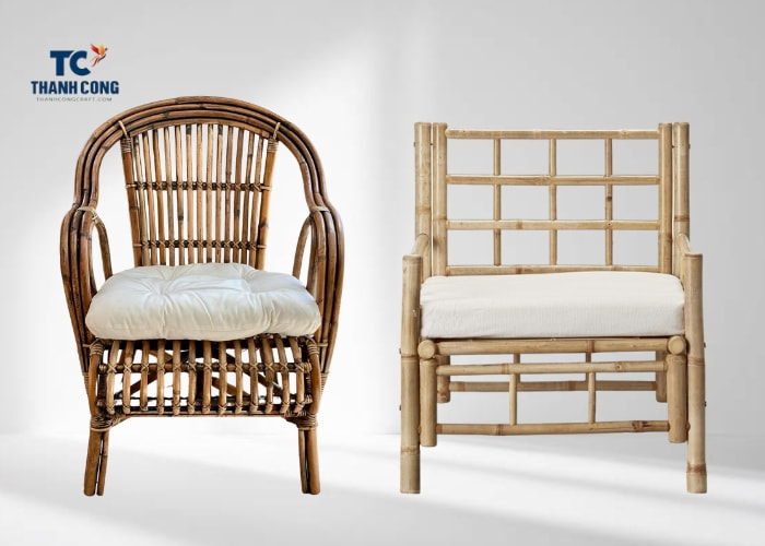 When comparing the rattan vs bamboo furniture, it's evident that rattan possesses inherent flexibility, making it perfect for intricate weaving, whereas bamboo, although sturdy, offers less suppleness. While rattan excels in crafting linear components and structures, bamboo finds its use in providing robust support.
