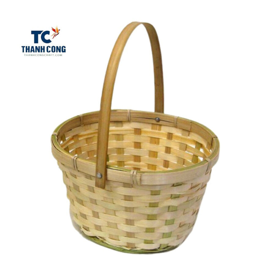 small bamboo basket