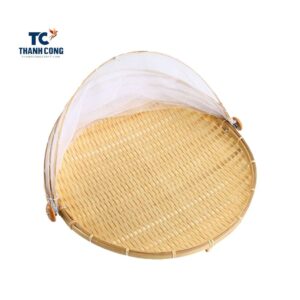Bamboo Fruit Basket With Protective Cover