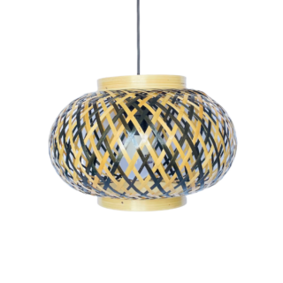 Black Bamboo Lampshade