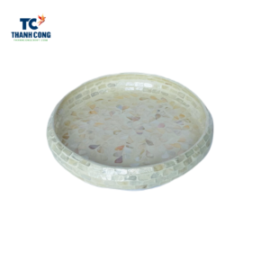 Color Shell Round Trays Decorative