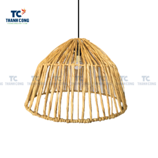Lamp With Seagrass Shade