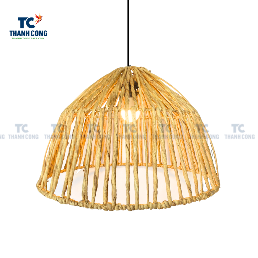 Lamp With Seagrass Shade