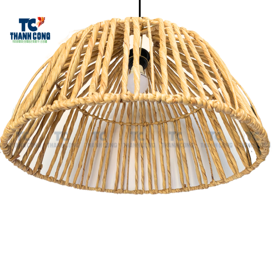 Lamp With Seagrass Shade