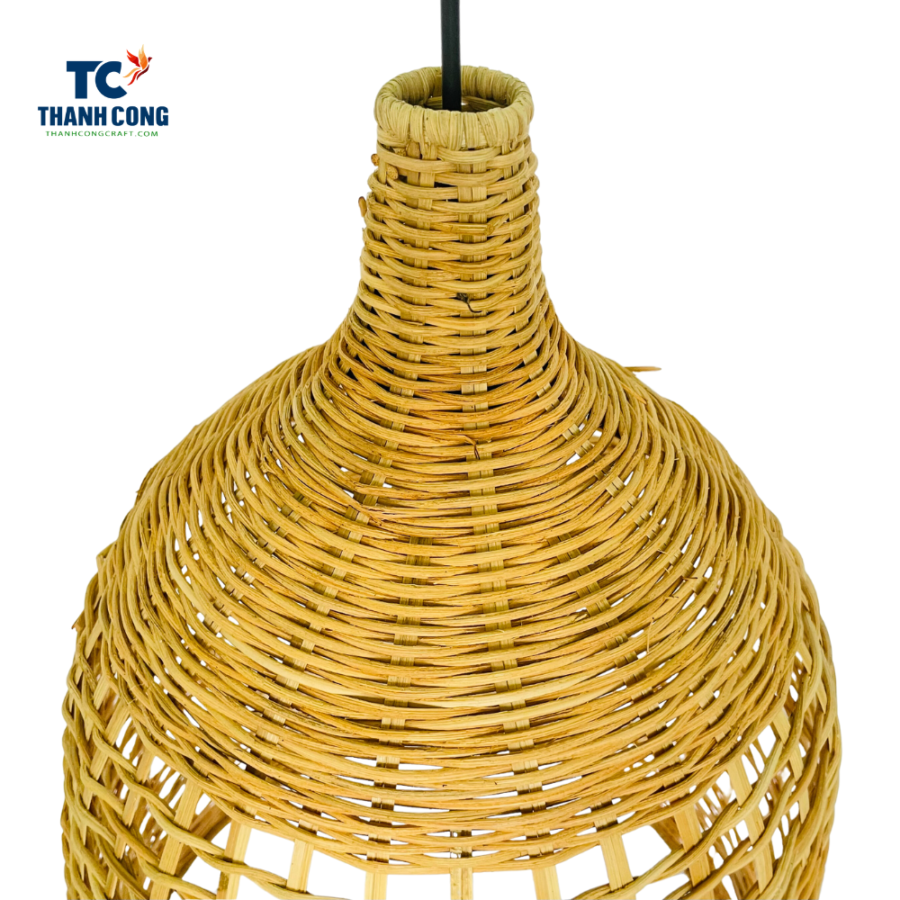Rattan Basket Chandelier Lamp