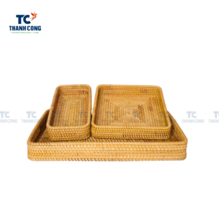 Rectangular Rattan Tray