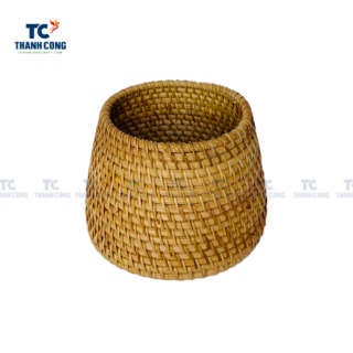 Round Rattan Box