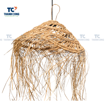 Seagrass Hanging Lamp with Tassels