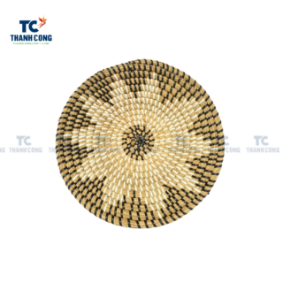 Wicker Plates On Wall