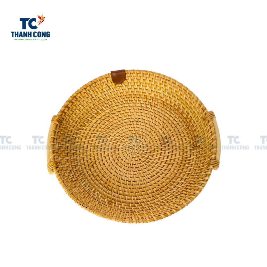 Round Tray Rattan