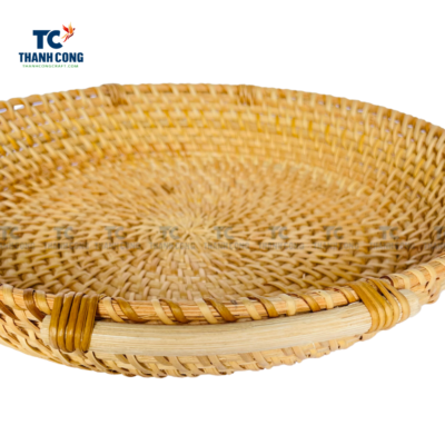 Round Tray Rattan