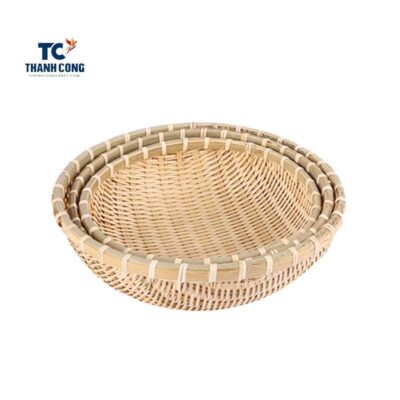 Hand Woven Bamboo Basket