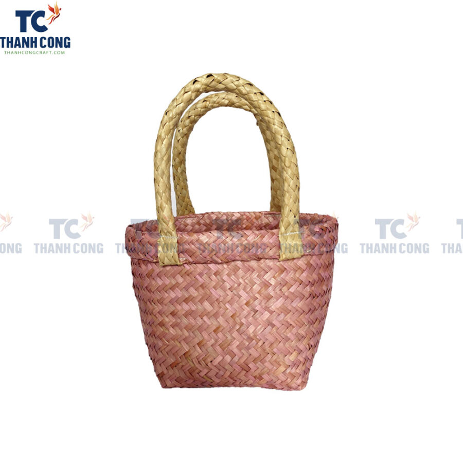 Pink Seagrass Handbag
