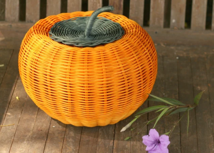 Rattan pumpkin baskets is versatile