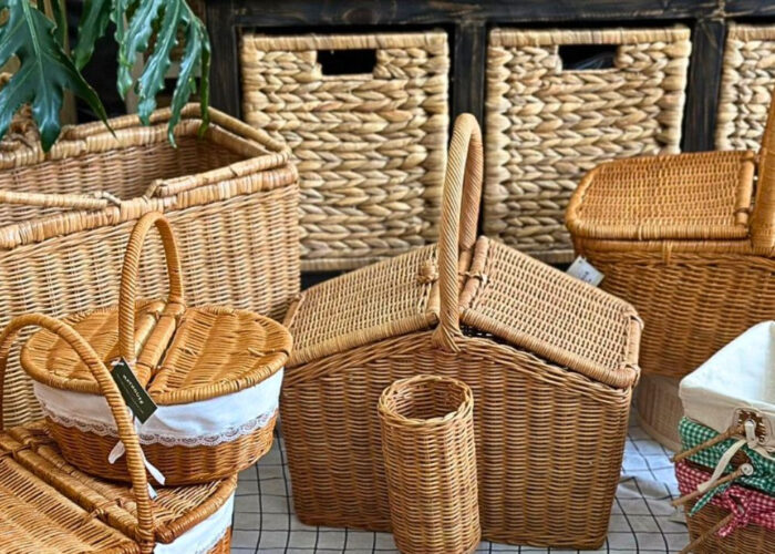 Address For Offering A Variety Of Quality Rattan Gift Basket Models