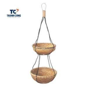 Bamboo Hanging Fruit Basket