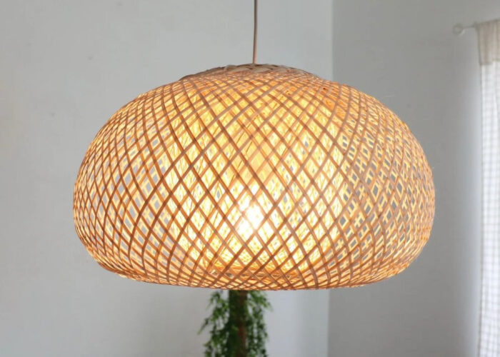 Bamboo lampshades sophisticated and exquisite