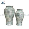Mother Of Pearl Vase, Mosaic Vase (TCHD-23121)