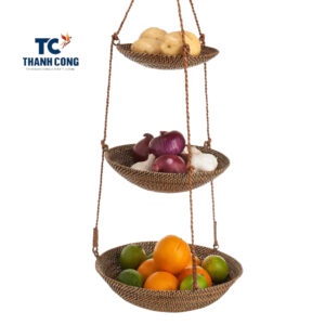 Rattan Hanging Fruit Basket