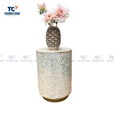Mother Of Pearl Inlay Side Table (TCF-23079)