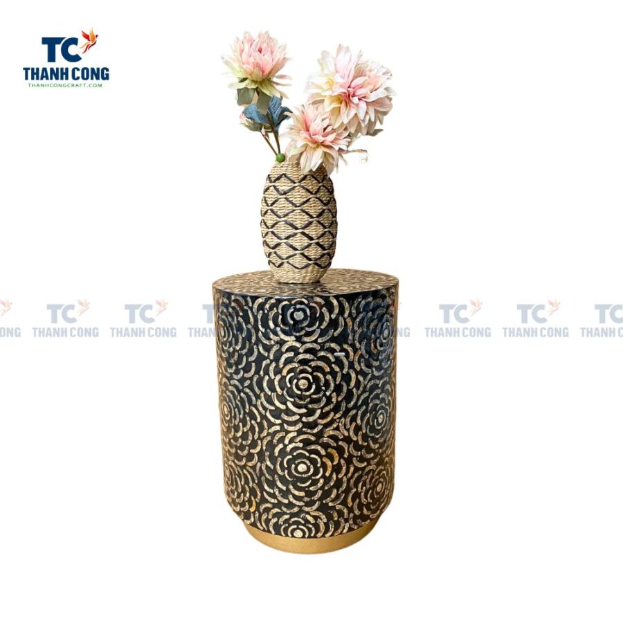 Mother Of Pearl Inlay Side Table (TCF-23080)