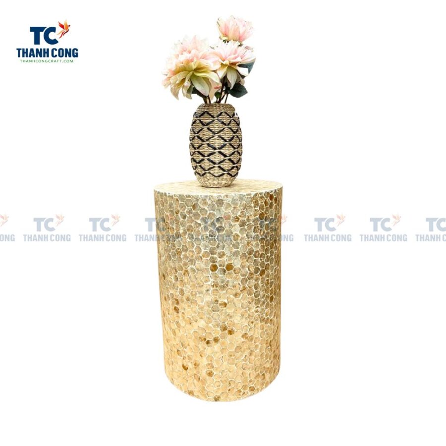 Mother Of Pearl Inlay Side Table (TCF-23081)