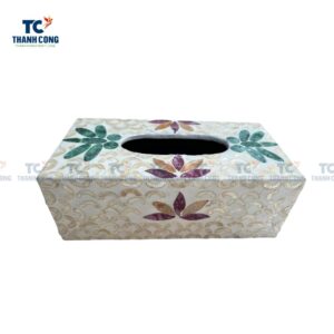 Mother Of Pearl Tissue Box Cover (TCHD-23132)