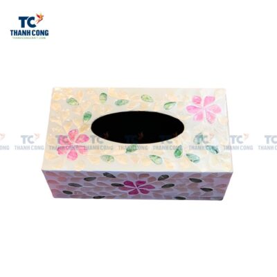Mother Of Pearl Tissue Box Cover (TCHD-23139)