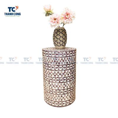 Mother of Pearl Inlay Side Table (TCF-23071)