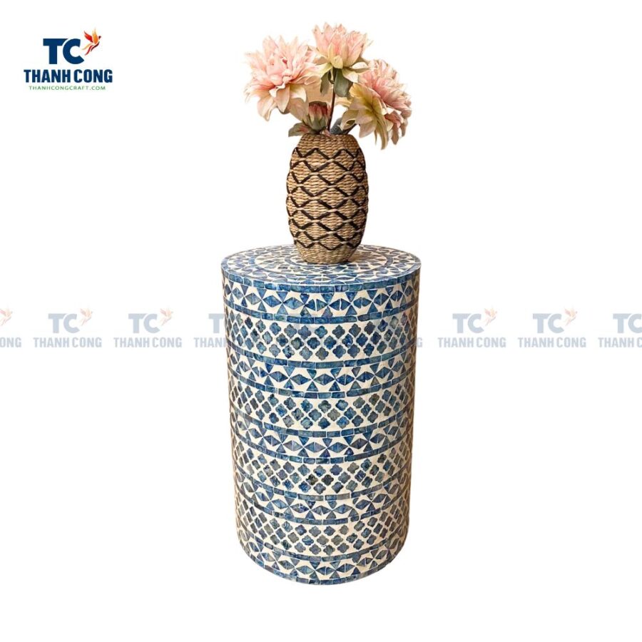 Mother of Pearl Inlay Side Table (TCF-23072)