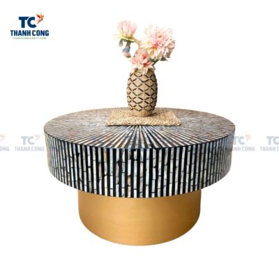 Round Mother of Pearl Table (TCF-23068)
