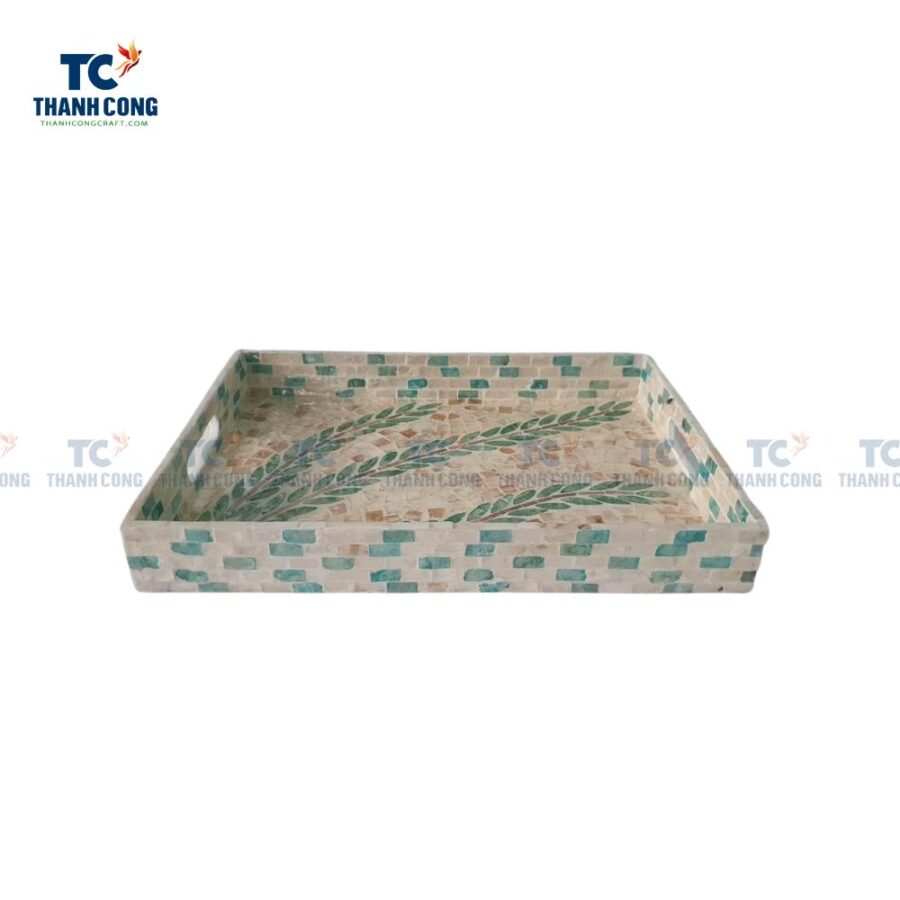 Rectangle Mother of Pearl Tray (TCMT-23084)