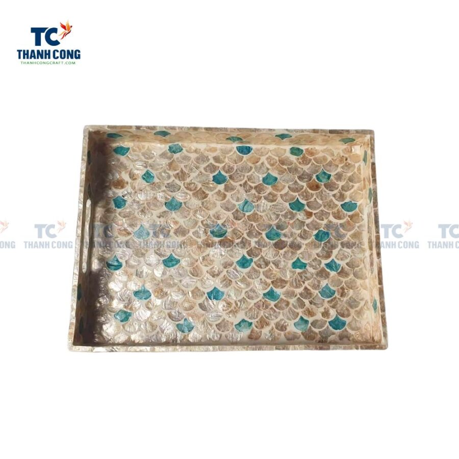 Rectangle Mother of Pearl Tray (TCMT-23084)