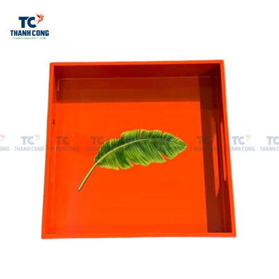 Red Lacquer Serving Tray (TCKIT-23138)