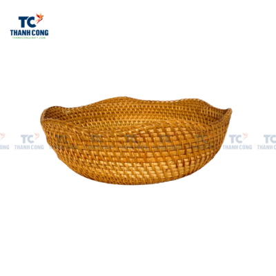 Handwoven Rattan Tray Wavy (TCKIT-23162)