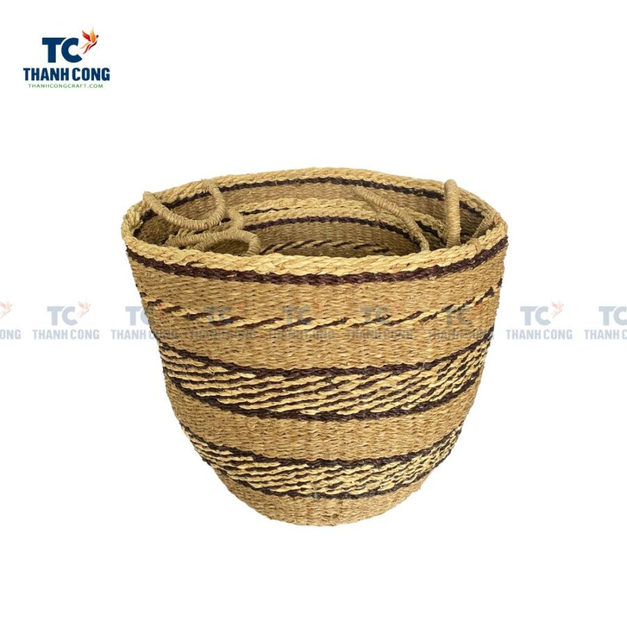 Handwoven Seagrass Baskets (TCSB-23100)