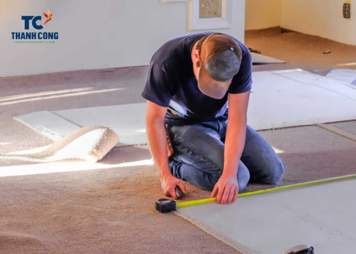 how to install seagrass carpet