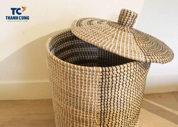 How to weave a seagrass basket step by step