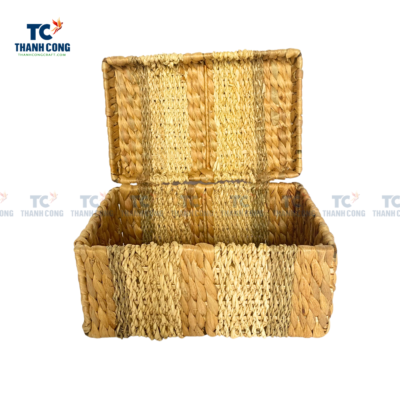 Seagrass Water Hyacinth Wicker Box