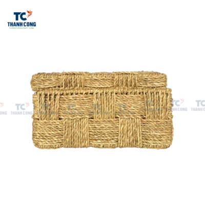 Rectangular Seagrass Box (TCHD-23175)