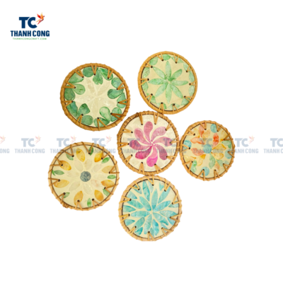 Round Mother Of Pearl Placemat (TCKIT-23161)