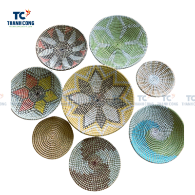 Round Seagrass Wall Hanging (TCMAWD-23075)