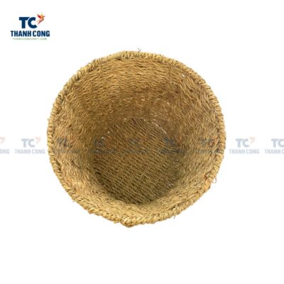 Seagrass Hand Woven Basket Planter (TCSB-23108)