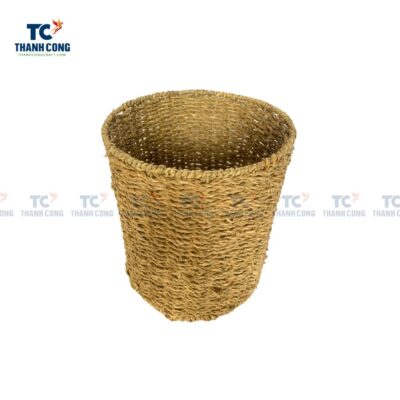 Seagrass Hand Woven Basket Planter (TCSB-23108)