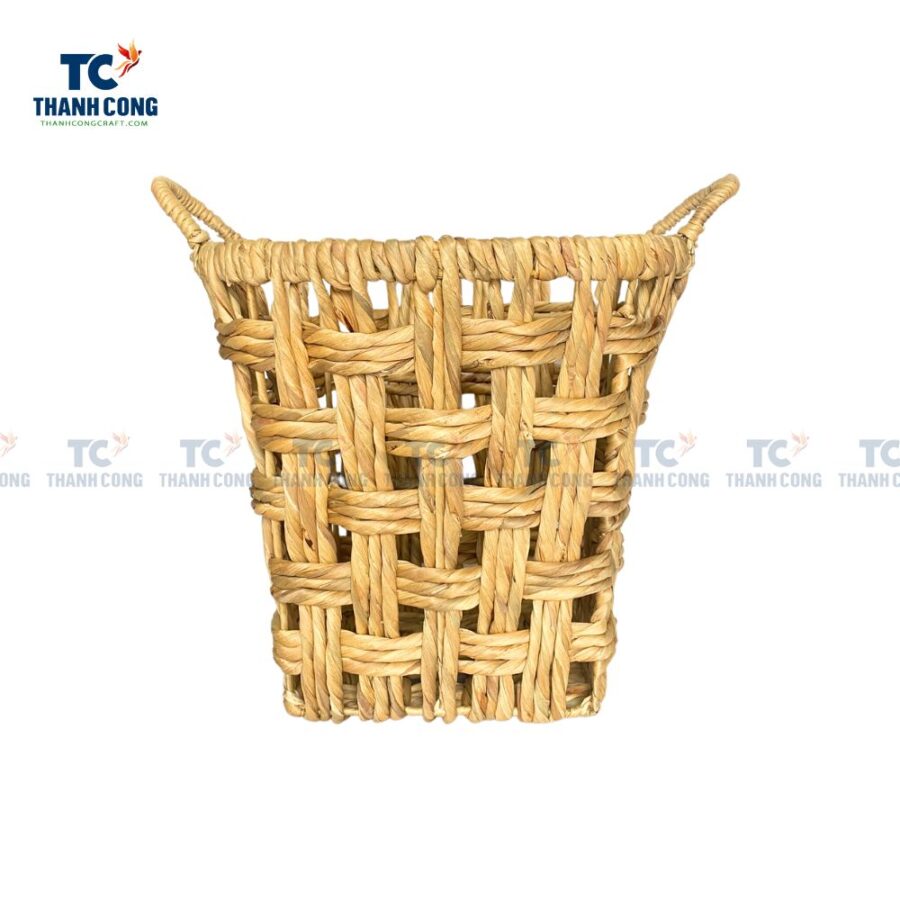 Woven Water Hyacinth Basket (TCSB-23105)