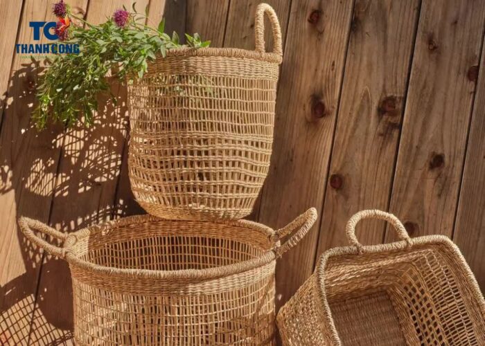 how to get the smell out of seagrass baskets